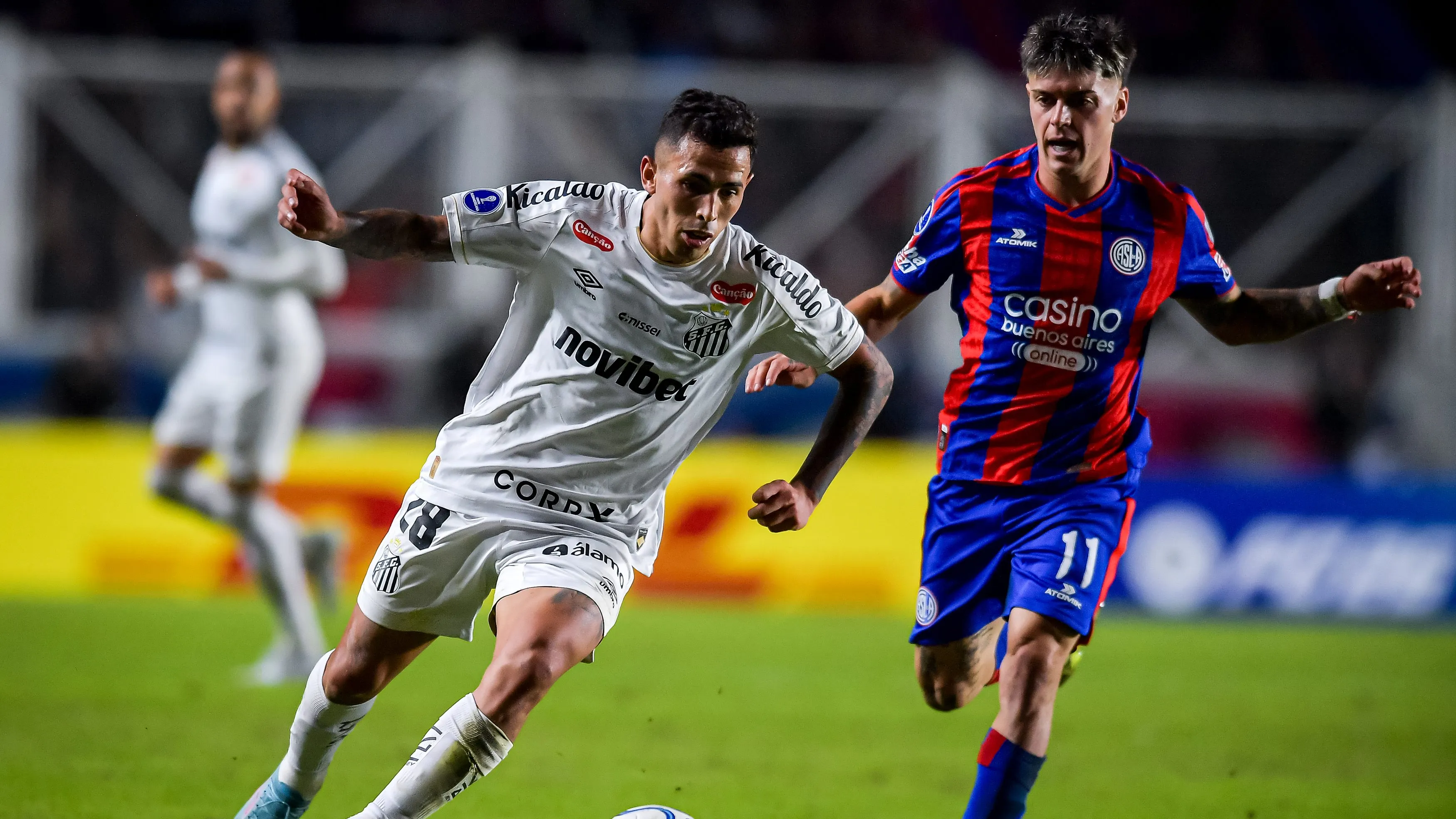 Santos x San Lorenzo. (Photo by Marcelo Endelli/Getty Images)