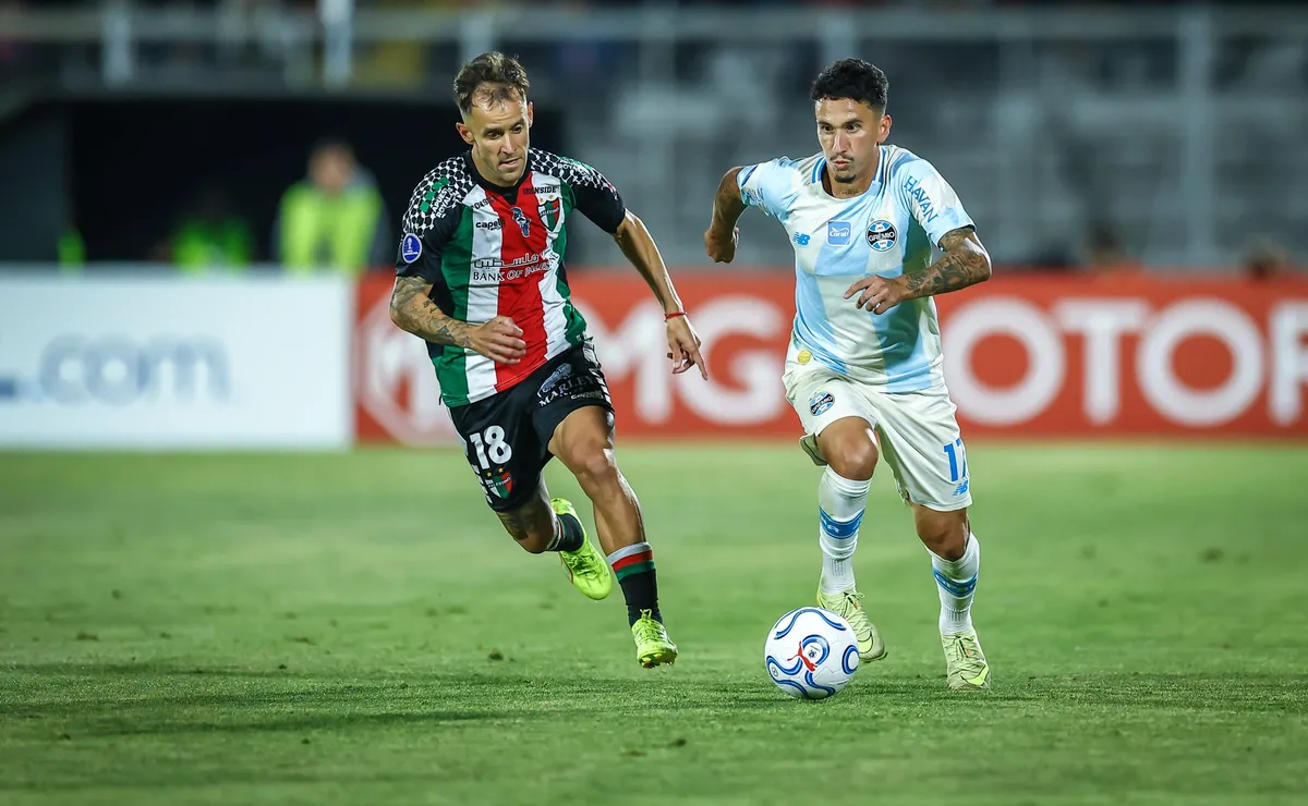 Grêmio x Palestino: onde assistir ao vivo, horário e escalações do jogo desta quarta