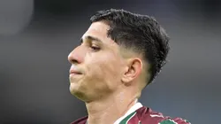 Savarino durante jogo do Flu no Maracanã.