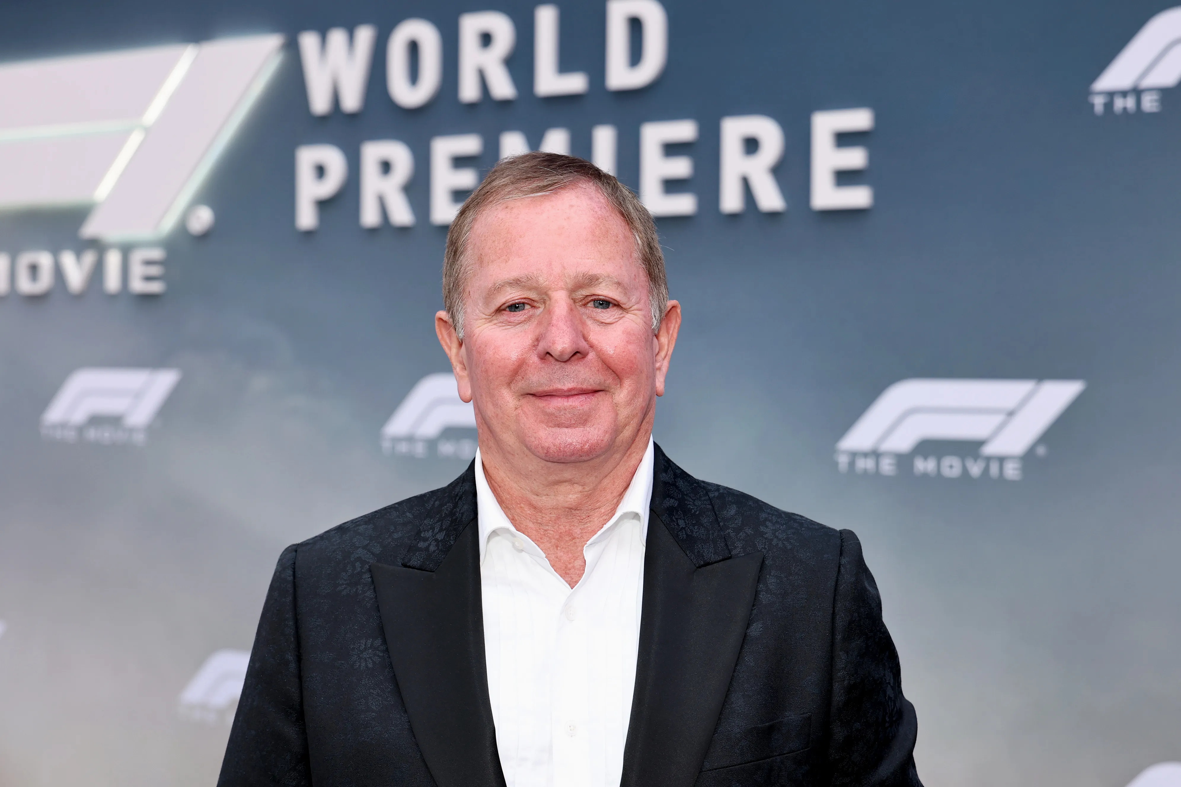NEW YORK, NEW YORK – JUNE 16: Martin Brundle attends the World Premiere of F1® The Movie in Times Square on June 16, 2025 in New York City. (Photo by Jamie McCarthy/Getty Images for Warner Bros. Pictures)