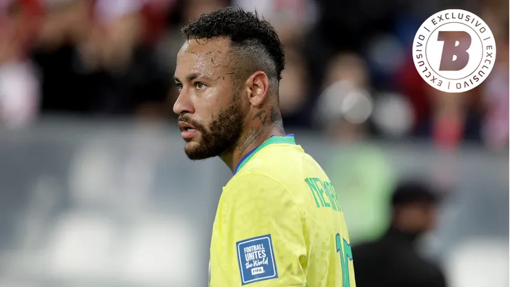 Neymar durante a partida das Eliminatórias da Copa do Mundo entre Peru e Brasil. (Photo by Mariana Bazo/Getty Images)