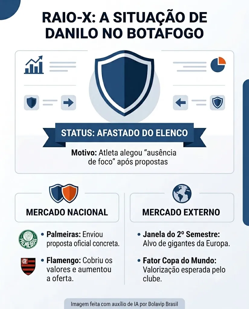 Infográfico - Foto: gerada com auxílio de IA pelo Bolavip Brasil.