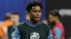 Endrick disputará a Copa do Mundo com apenas 19 anos (Photo by Kevork Djansezian)