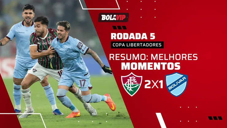 Fluminense 1 x 1 Bolívar. Foto: Jorge Rodrigues/AGIF