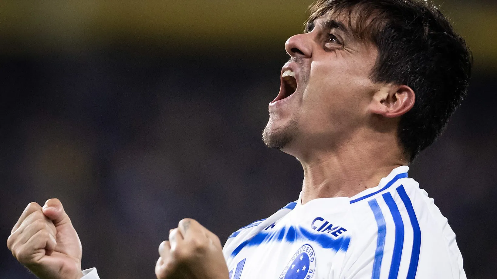 Fagner comemora gol marcado no empate da Raposa – Foto: Gustavo Aleixo/Cruzeiro