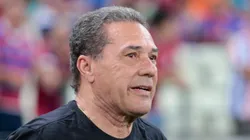 Luxemburgo durante a partida ainda nos tempos de Corinthians