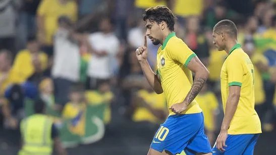 Lucas Paquetá é o segundo da lista em números de gols – Foto: Lucas Figueiredo/CBF