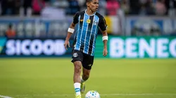 José Enamorado (Grêmio) durante jogo contra o Flamengo, no dia 10.05.2026. Foto: Just Pictures / Alamy
