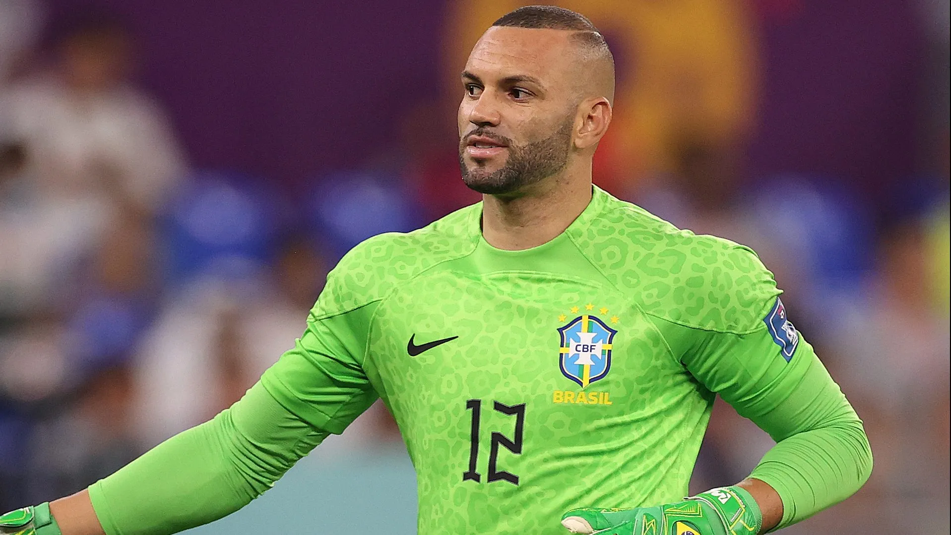 Weverton, na Seleção Brasileira