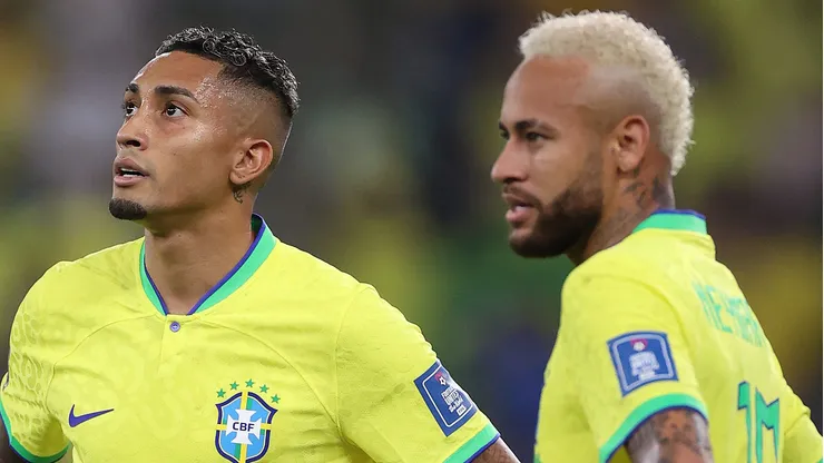 Raphinha e Neymar são representantes do Sul e Sudeste, respectivamente, na Seleção (Photo by Michael Steele)