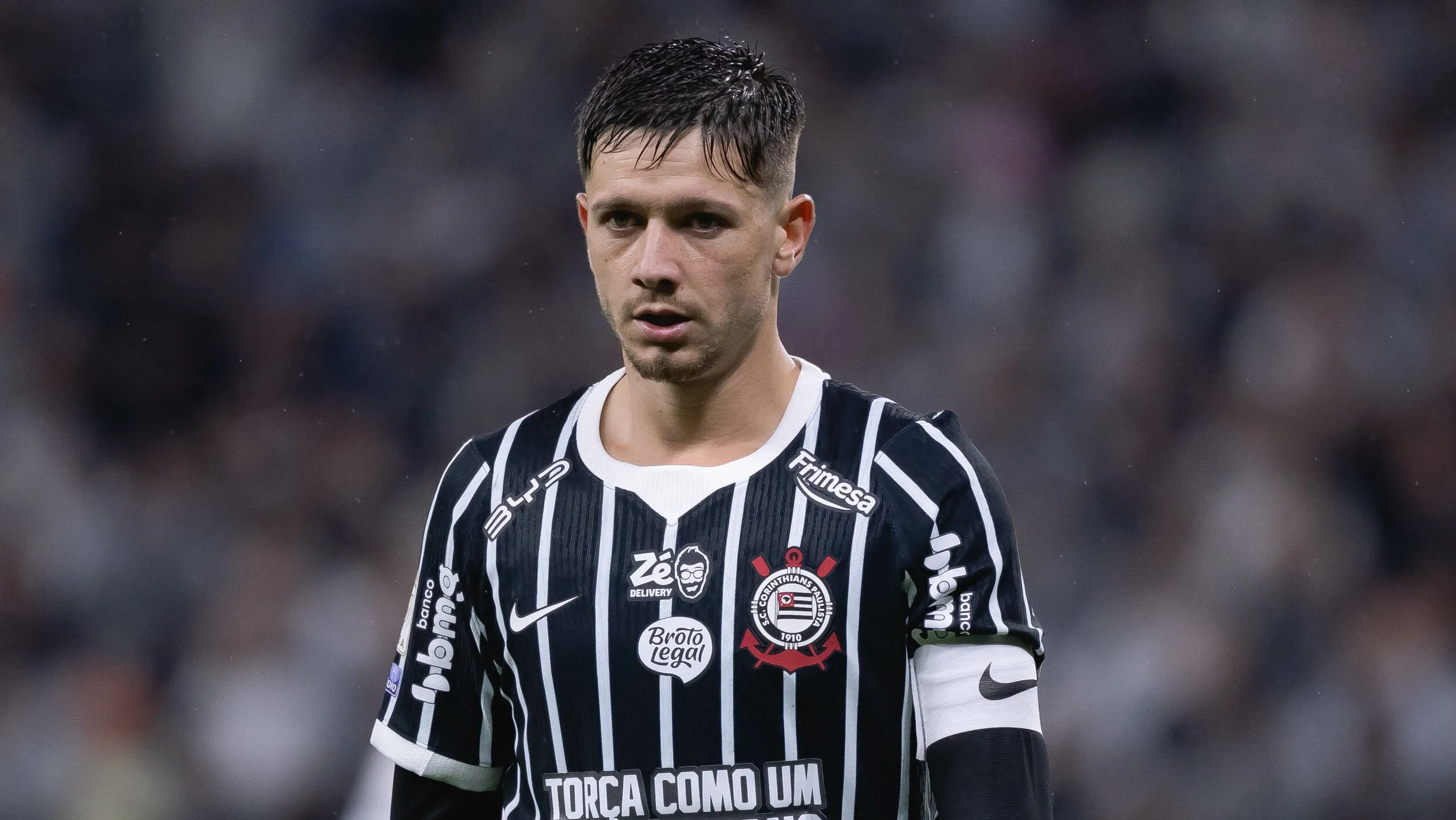 Rodrigo Garro jogador do Corinthians durante partida contra o São Paulo. Foto: Ettore Chiereguini/AGIF