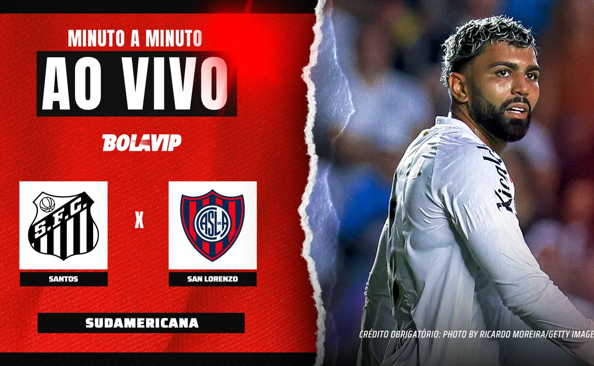 Santos x San Lorenzo AO VIVO – 1 x 0 – Gabriel Bontempo abre o placar pela Copa Sul-Americana 2026