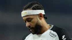 Memphis jogador do Corinthians durante partida contra o Athletico-PR no estadio Arena da Baixada pelo campeonato Brasileiro A 2026. Foto: Paulo De Tarso/AGIF