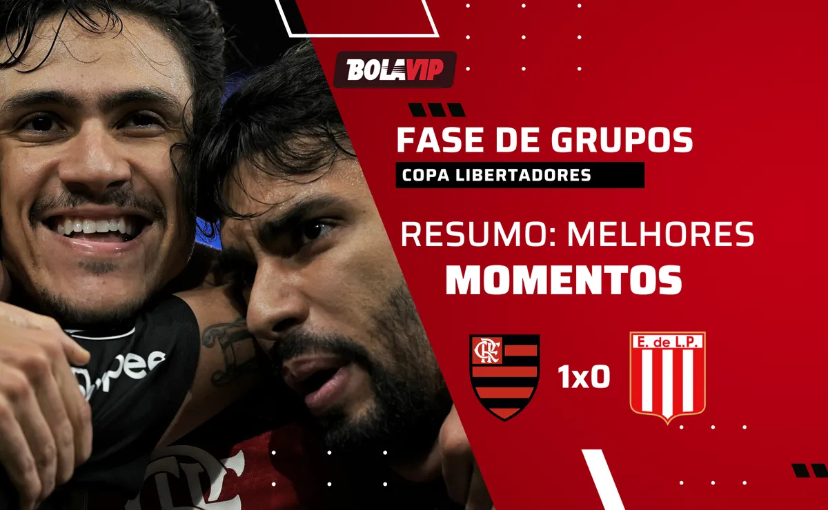 Flamengo 1 x 0 Estudiantes: resumo completo com gol de Pedro e classificação rubro-negra na Libertadores