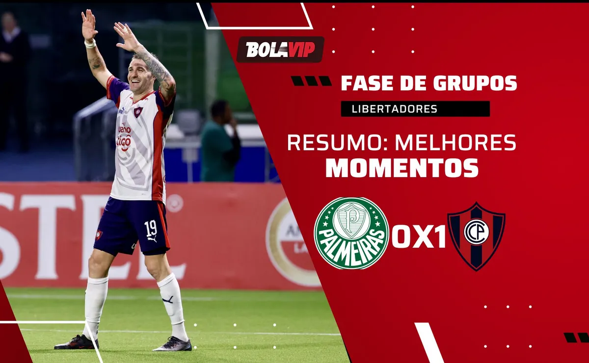 Palmeiras decepciona, perde para o Cerro Porteño e adia classificação às oitavas da Libertadores