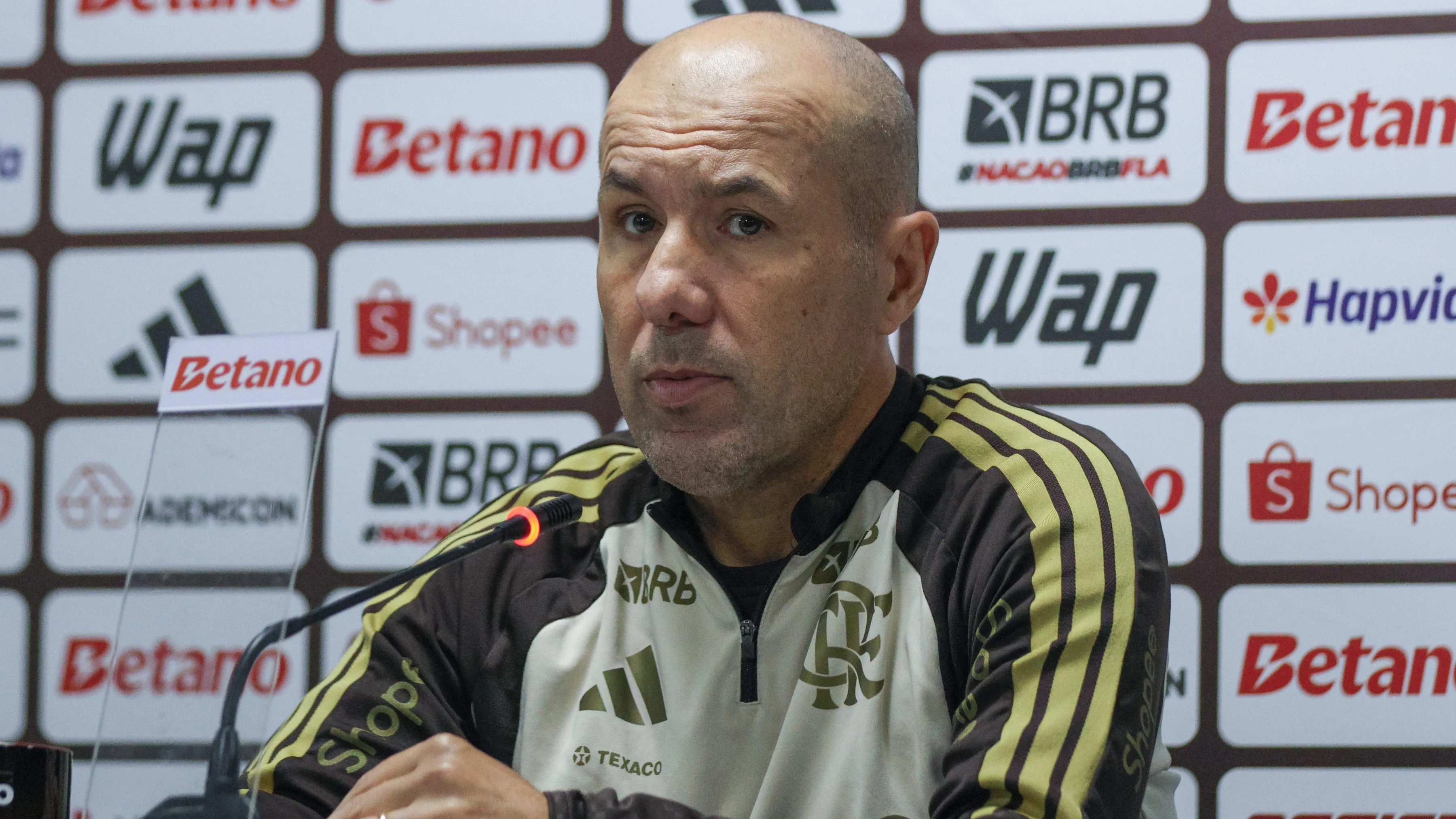 Jardim falou sobre Saúl – Foto: Robson Mafra/AGIF