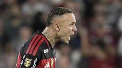 - Everton Cebolinha jogador do Flamengo comemora gol marcado de penalti em decisao durante partida contra o Fluminense
