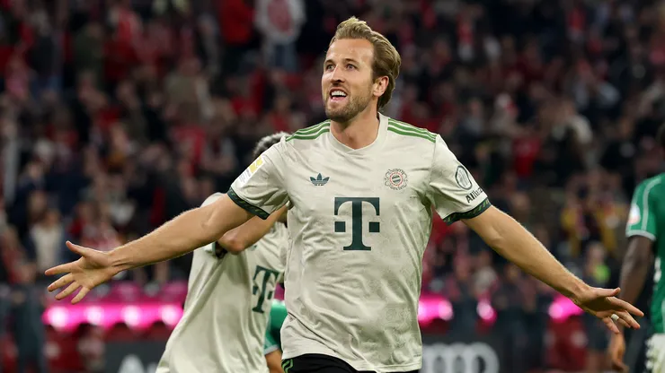 Harry Kane em ação - Foto: Alexander Hassenstein/Getty Images