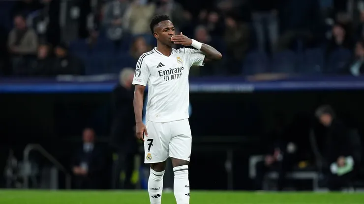 Vini Jr. deve encerrar temporada no Real Madrid para focar na Copa do Mundo, diz jornal espanhol — Foto Angel MartinezGetty Images