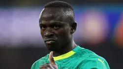 Sadio Mané durante amistoso contra o Brasil