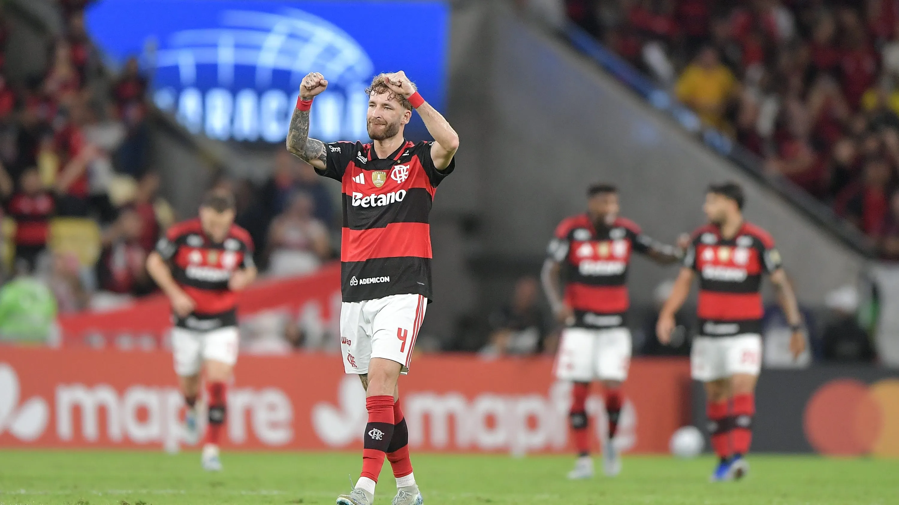 Léo Pereira no Flamengo. Foto: Thiago Ribeiro/AGIF