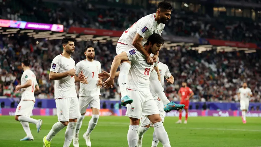 Azmoun comemora gol pelo Irã – (Photo by Robert Cianflone/Getty Images)