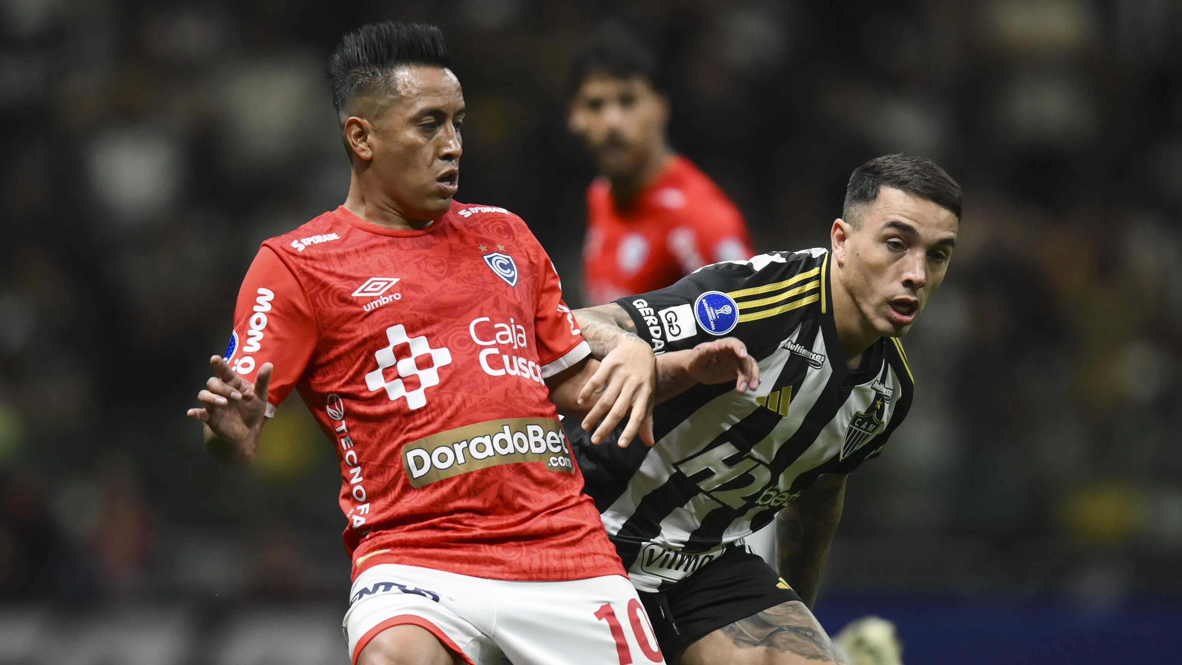 Atlético x Cienciano em 2025. (Photo by Pedro Vilela/Getty Images)