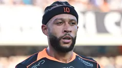 Depay durante partida do Timão contra o Santos.