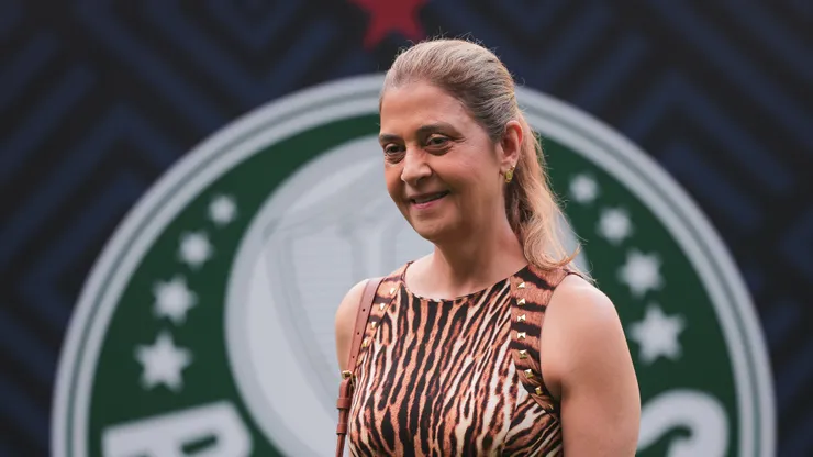 Leila Pereira presidente do Palmeiras durante partida contra o Mirassol no estadio Arena Allianz Parque pelo campeonato Brasileiro A 2026. Foto: Ettore Chiereguini/AGIF