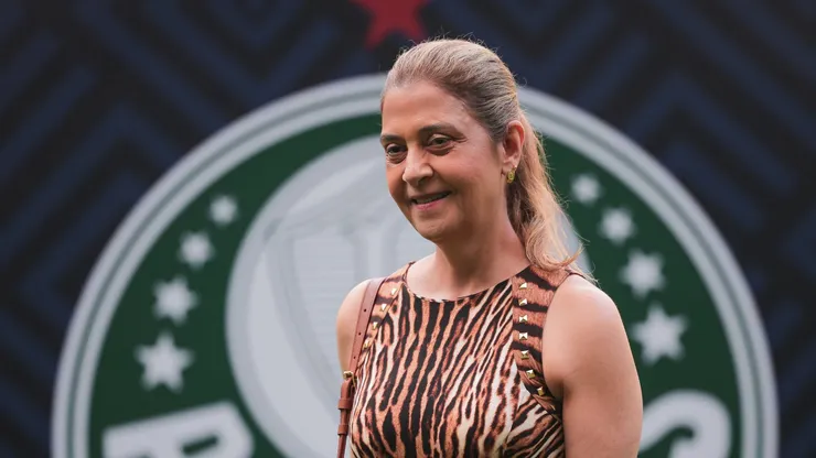 Leila Pereira presidente do Palmeiras durante partida contra o Mirassol no estadio Arena Allianz Parque pelo campeonato Brasileiro A 2026.
