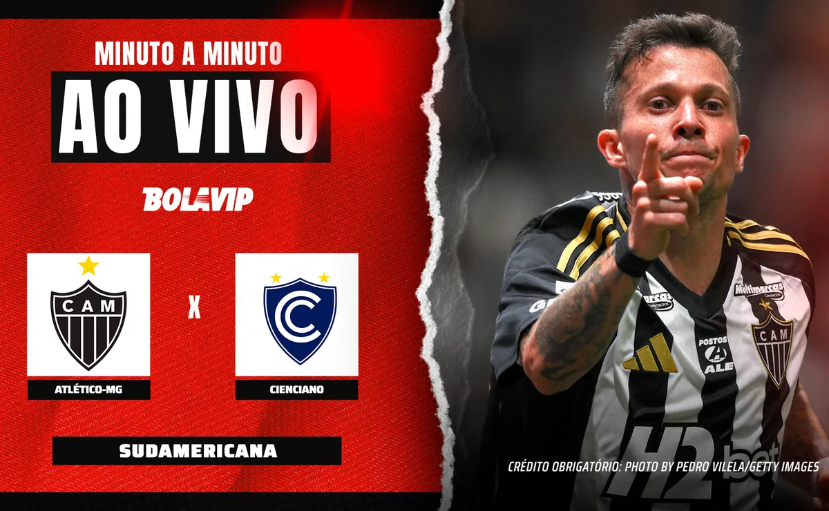Atlético-MG x Cienciano AO VIVO e GRÁTIS – Onde assistir jogo em tempo real pela Sul-Americana