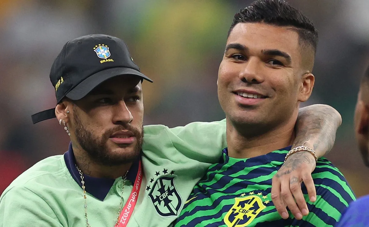 Casemiro insistiu para Ancelotti chamar Neymar para a Copa, diz jornal