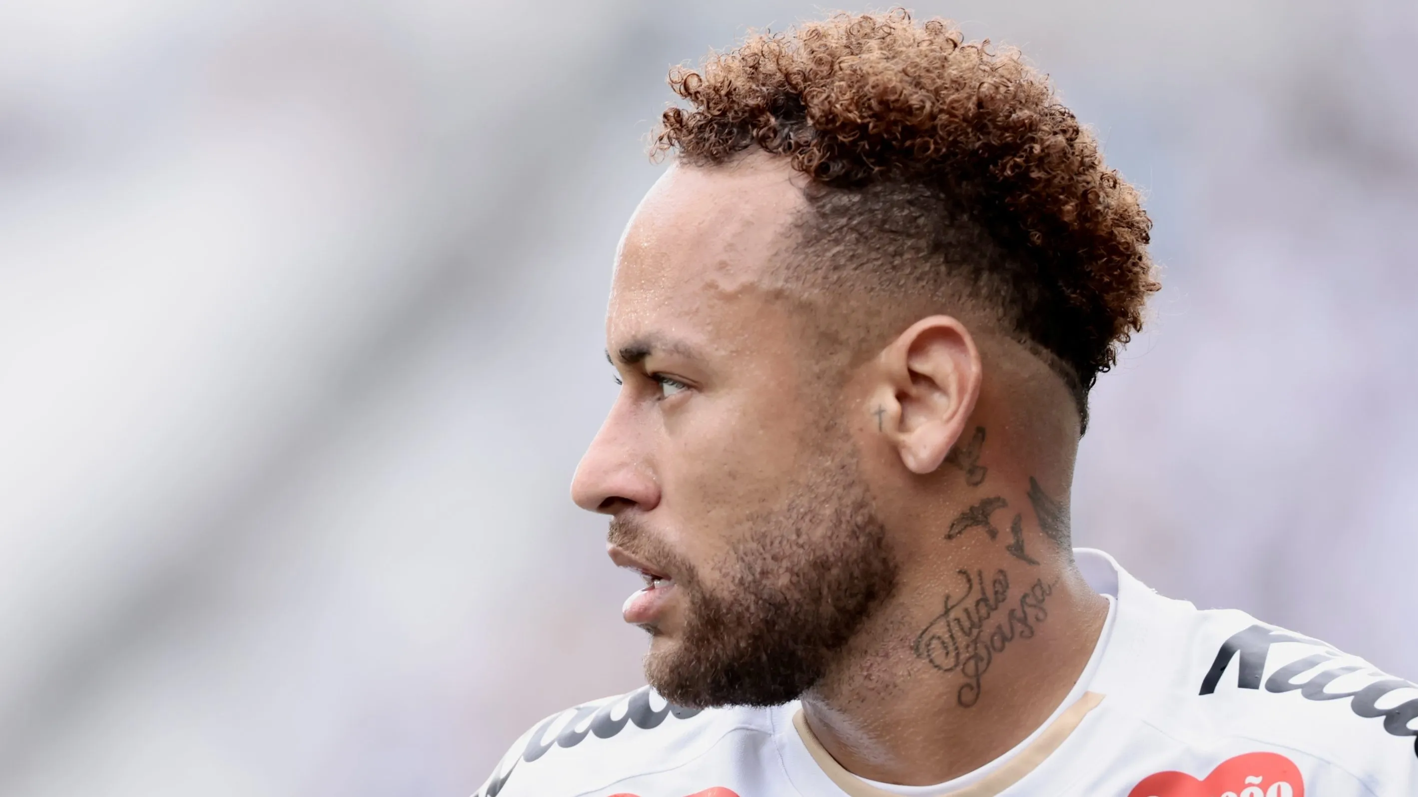 Neymar jogador do Santos durante partida contra o Coritiba no estadio Arena Corinthians pelo campeonato Brasileiro A 2026. Foto: Marcello Zambrana/AGIF