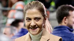 Leila Pereira presidente do Palmeiras durante partida contra o Cerro Porteno no estadio Nubank Arena pelo campeonato Copa Libertadores 2026. Foto: Marcello Zambrana/AGIF