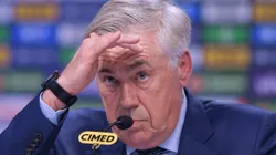 Ancelotti durante coletiva pela Seleção Brasileira