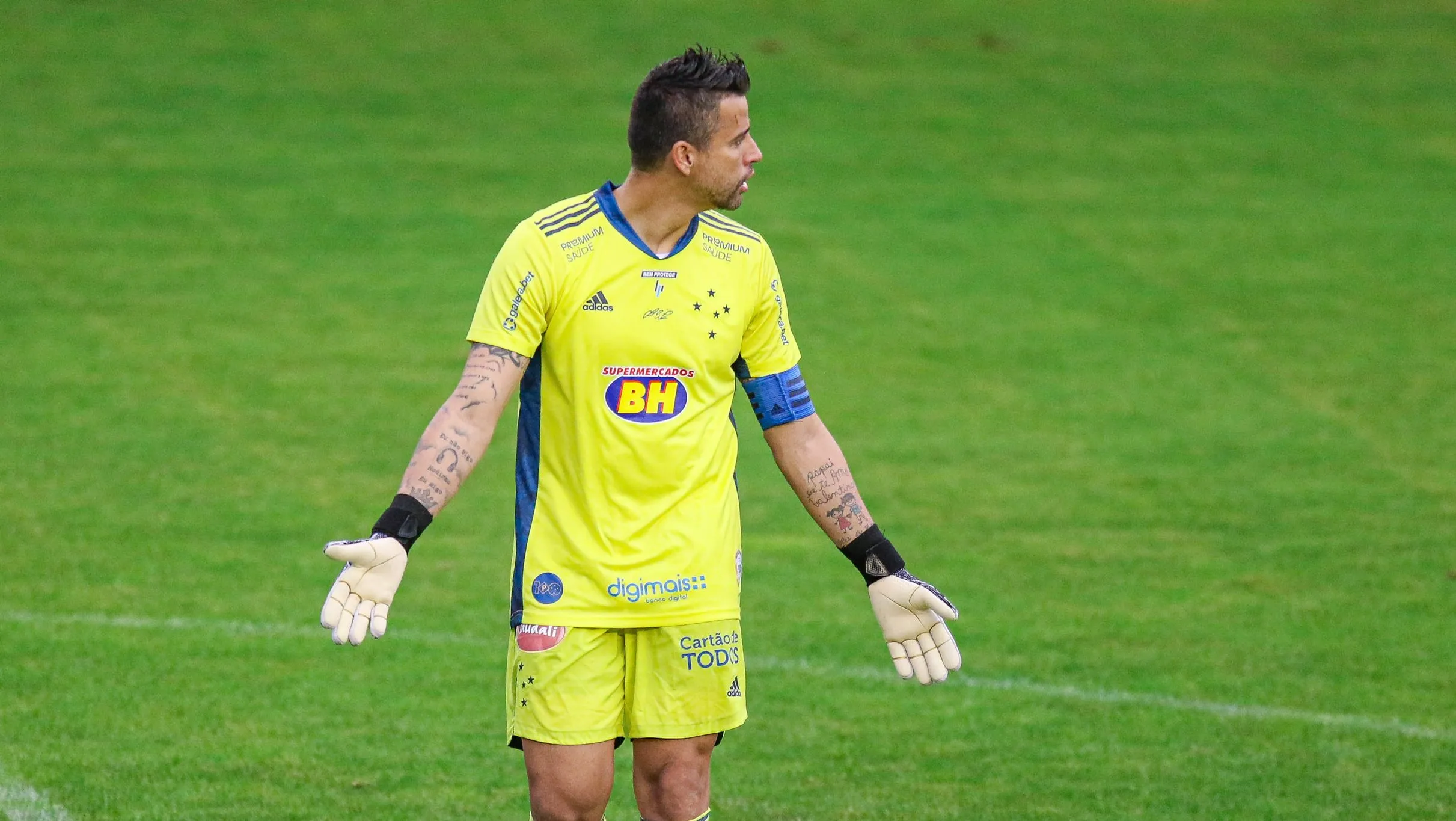 Fábio pelo Cruzeiro. Foto: Fernando Alves/AGIF