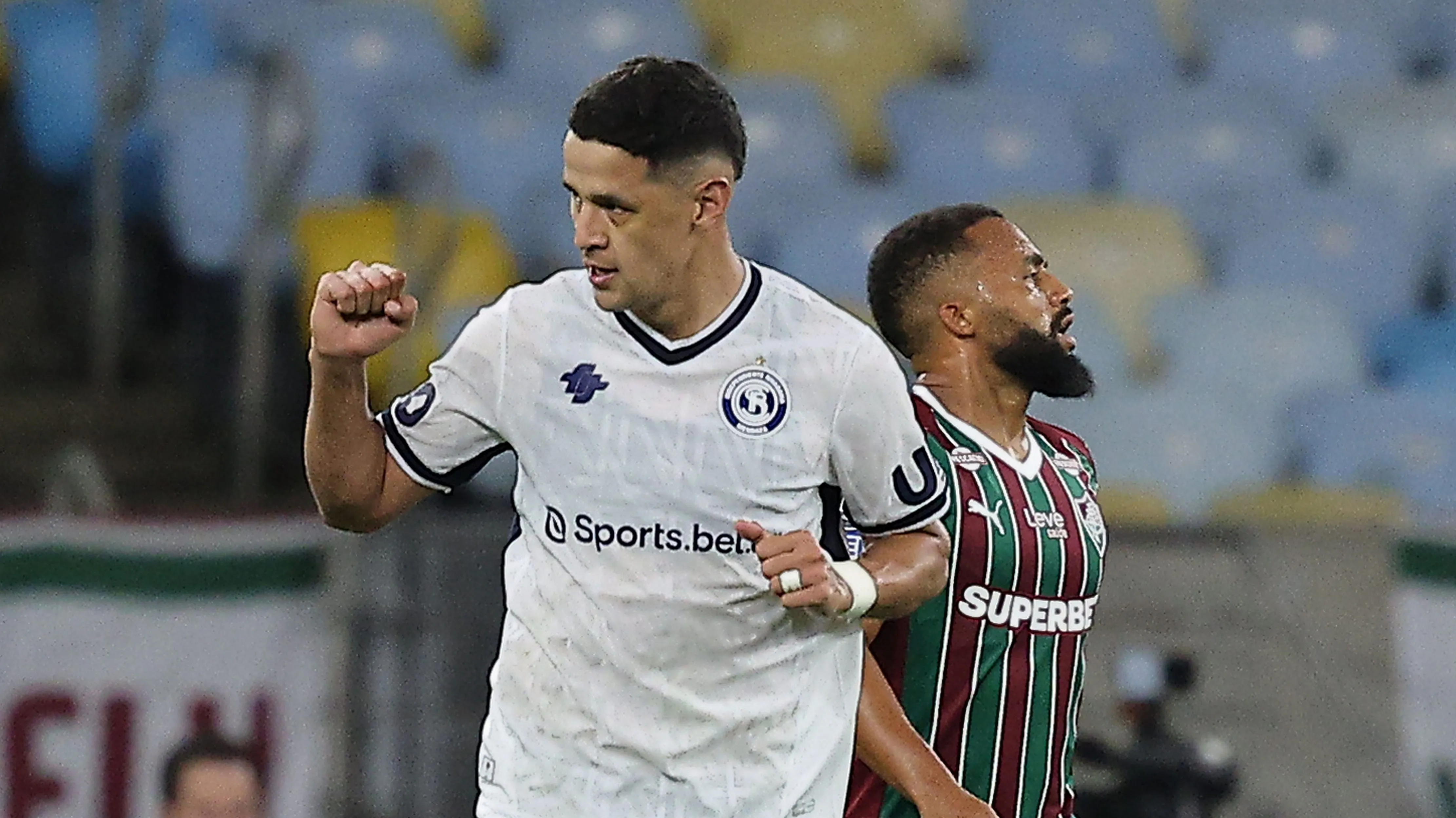 Alex Arce marcou diante do Fluminense na Libertadores - (Photo by Wagner Meier/Getty Images).