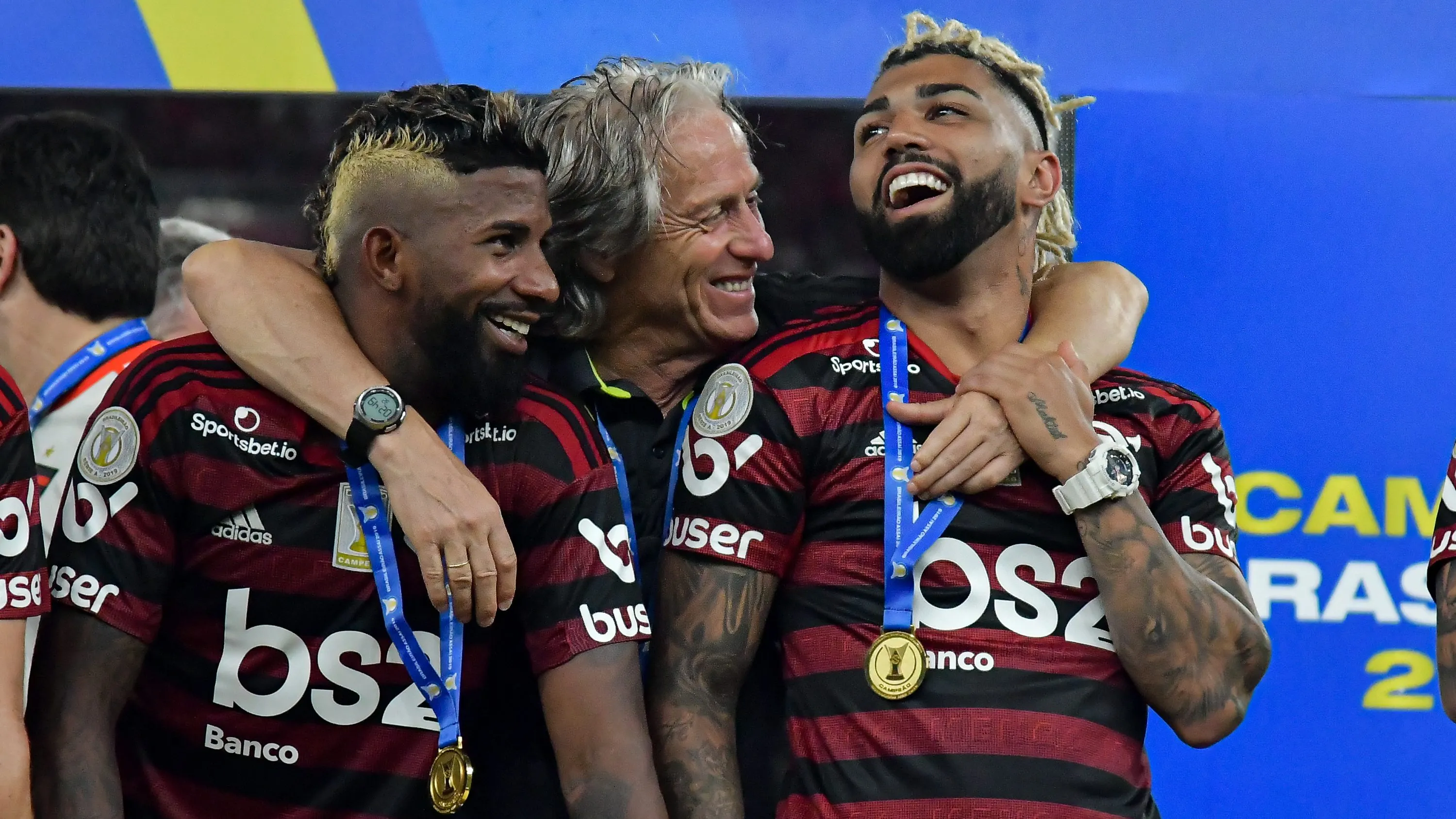 Jorge Jesus foi campeão pelo Flamengo - Foto: Thiago Ribeiro/AGIF.