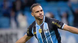 Braithwaite no Grêmio. Foto: Maxi Franzoi/AGIF
