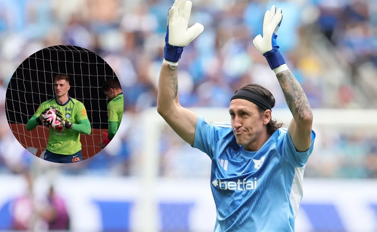 Cássio defende Bento após falha e reforça aposta no futuro da Seleção Brasileira