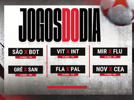 Flamengo x Palmeiras lidera sábado cheio de grandes jogos