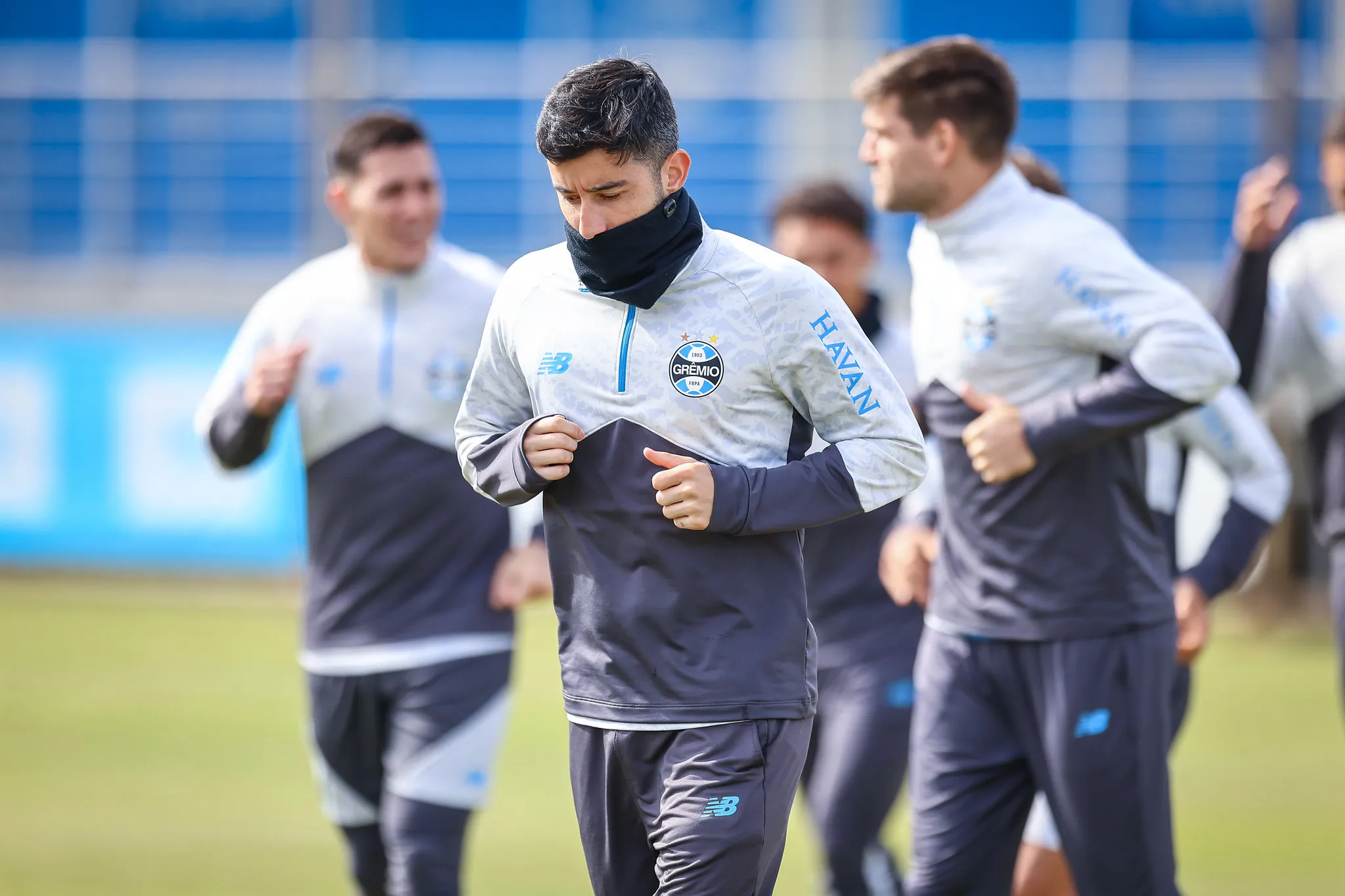 Partida pode marcar o retorno de Villasanti aos gramados após nove meses – Foto: Lucas Uebel/Grêmio FBPA
