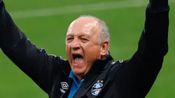 Felipao tecnico do Gremio comemora o gol de Diego Souza na partida contra o Bahia no estadio Arena do Gremio pelo campeonato Brasileiro A 2021. Foto: Maxi Franzoi/AGIF