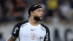 Memphis Depay jogador do Corinthians durante partida contra o Bragantino no estadio Arena Corinthians pelo campeonato Brasileiro A 2026. Foto: Marcello Zambrana/AGIF
