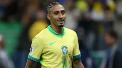 SP - SAO PAULO - 10/06/2025 - ELIMINATORIAS COPA DO MUNDO 2026, SELECAO BRASILEIRA X PARAGUAI - Raphinha jogador da Selecao Brasileira durante a partida entre Brasil e Paraguai na Neo Quimica Arena em Sao Paulo (SP), pelas Eliminatorias da Copa do Mundo 2026. Foto: Marlon Costa/AGIF
