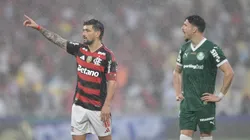 Arrascaeta jogador do Flamengo durante partida contra o Palmeiras no estadio Maracana pelo campeonato Brasileiro A 2025. Foto: Thiago Ribeiro/AGIF