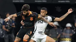 Yuri Alberto, jogador do Corinthians durante partida contra o Atletico-MG no estadio Arena Corinthians pelo campeonato Brasileiro A 2025. Foto: Joisel Amaral/AGIF