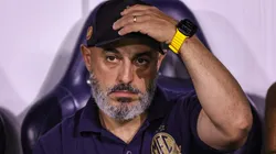 Rafael Guanaes técnico do Mirassol durante partida contra o Palmeiras. Foto: Fabio Giannelli/AGIF
