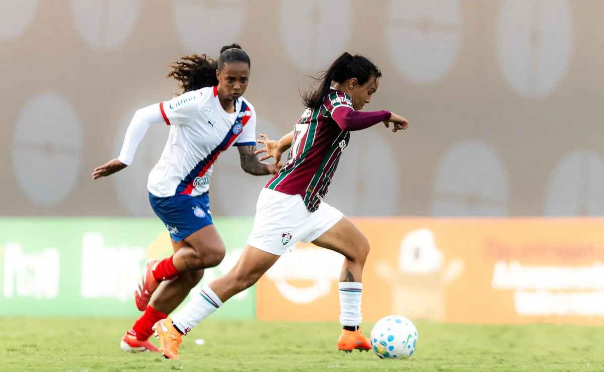 Fluminense e Bahia empatam em jogo de seis gols pelo Brasileirão Feminino