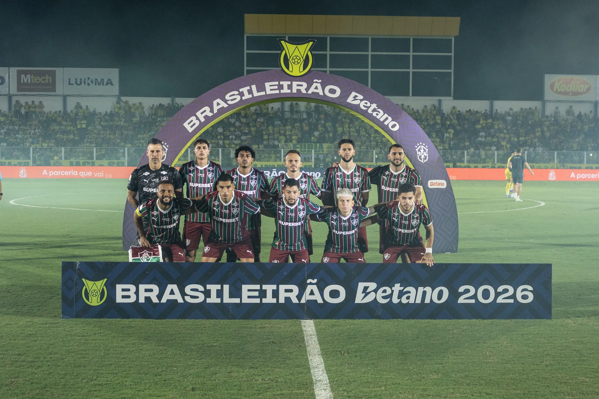 Os titulares diante do Mirassol.Foto: HUGO NEVES / RP FOTOPRESS/AGIF 